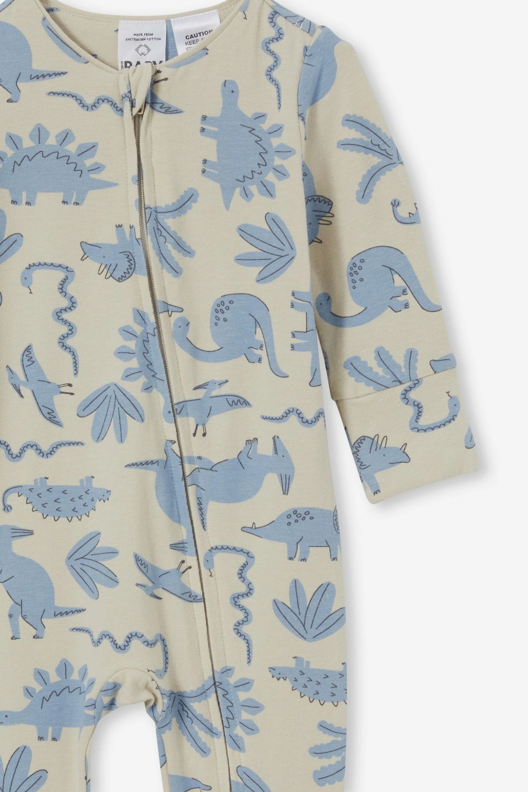 Cotton On Kids The Long Sleeve Zip Romper Usa 4 Cotton On Kids The Long Sleeve Zip Romper Usa - Image 2