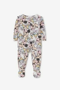 Cotton On Kids The Long Sleeve Zip Romper Usa-Lcn