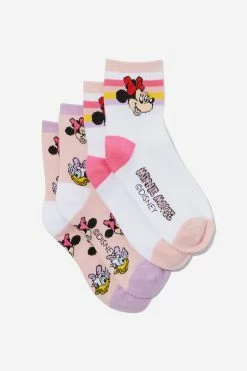 Cotton On Kids Disney 2Pk Crew Sock