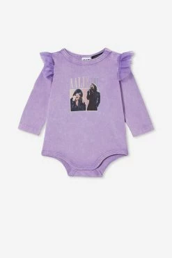 Cotton On Kids Roxy Longsleeve Ruffle Bubbysuit Lcn