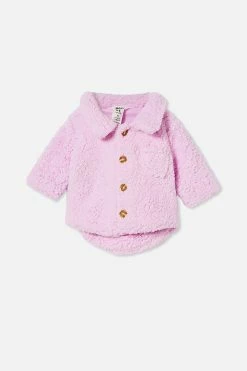 Cotton On Kids Sandie Sherpa Shacket