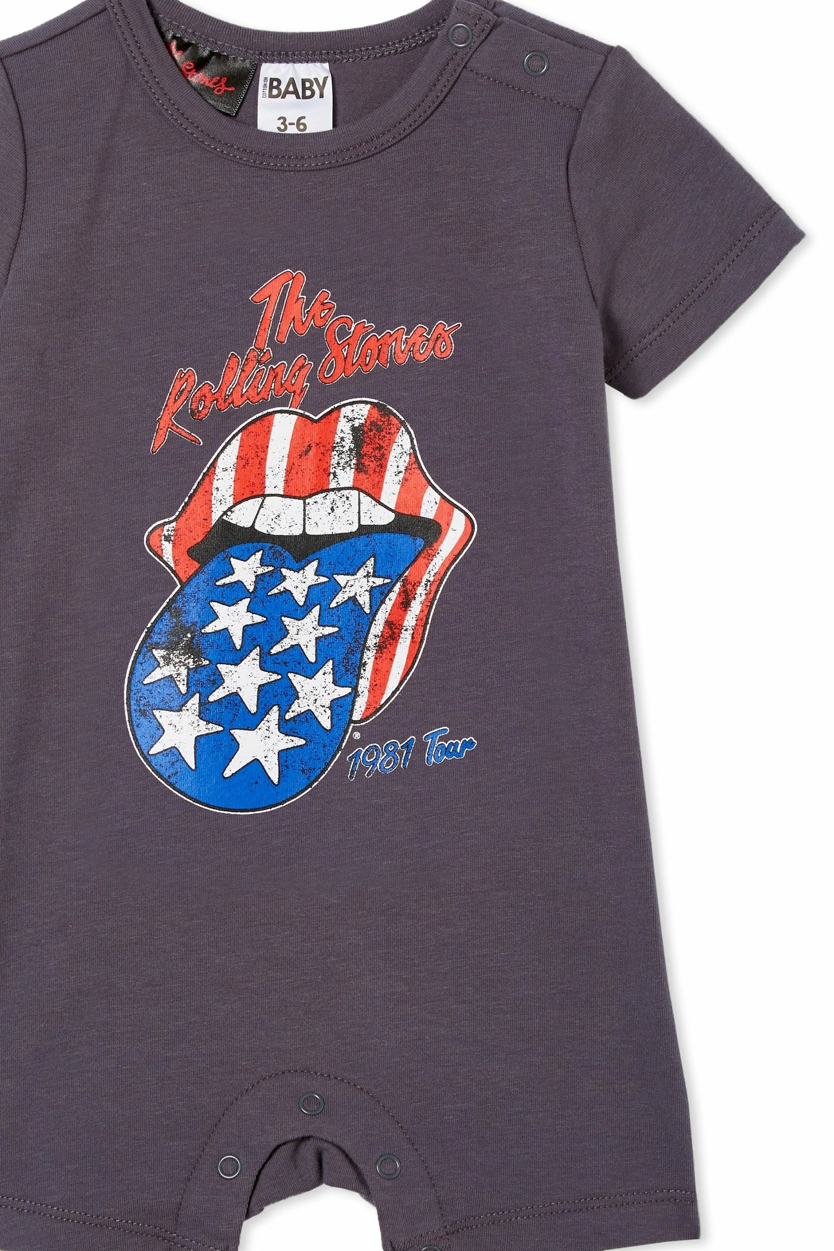 Cotton On Kids The Usa Short Sleeve Romper Lcn 4 Cotton On Kids The Usa Short Sleeve Romper Lcn - Image 2