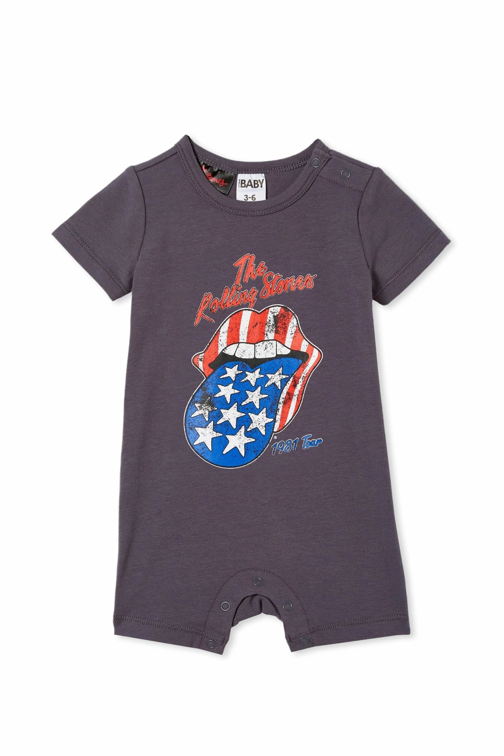 Cotton On Kids The Usa Short Sleeve Romper Lcn 3 Cotton On Kids The Usa Short Sleeve Romper Lcn