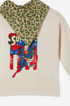Cotton On Kids Superman License Bundle Ls Tee & Bandana Bib -Cotton Shop 7343623 03 1