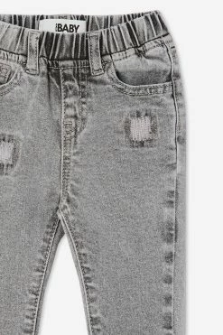 Cotton On Kids Baby Balloon Distress Denim Jean -Cotton Shop 7343840 02 1
