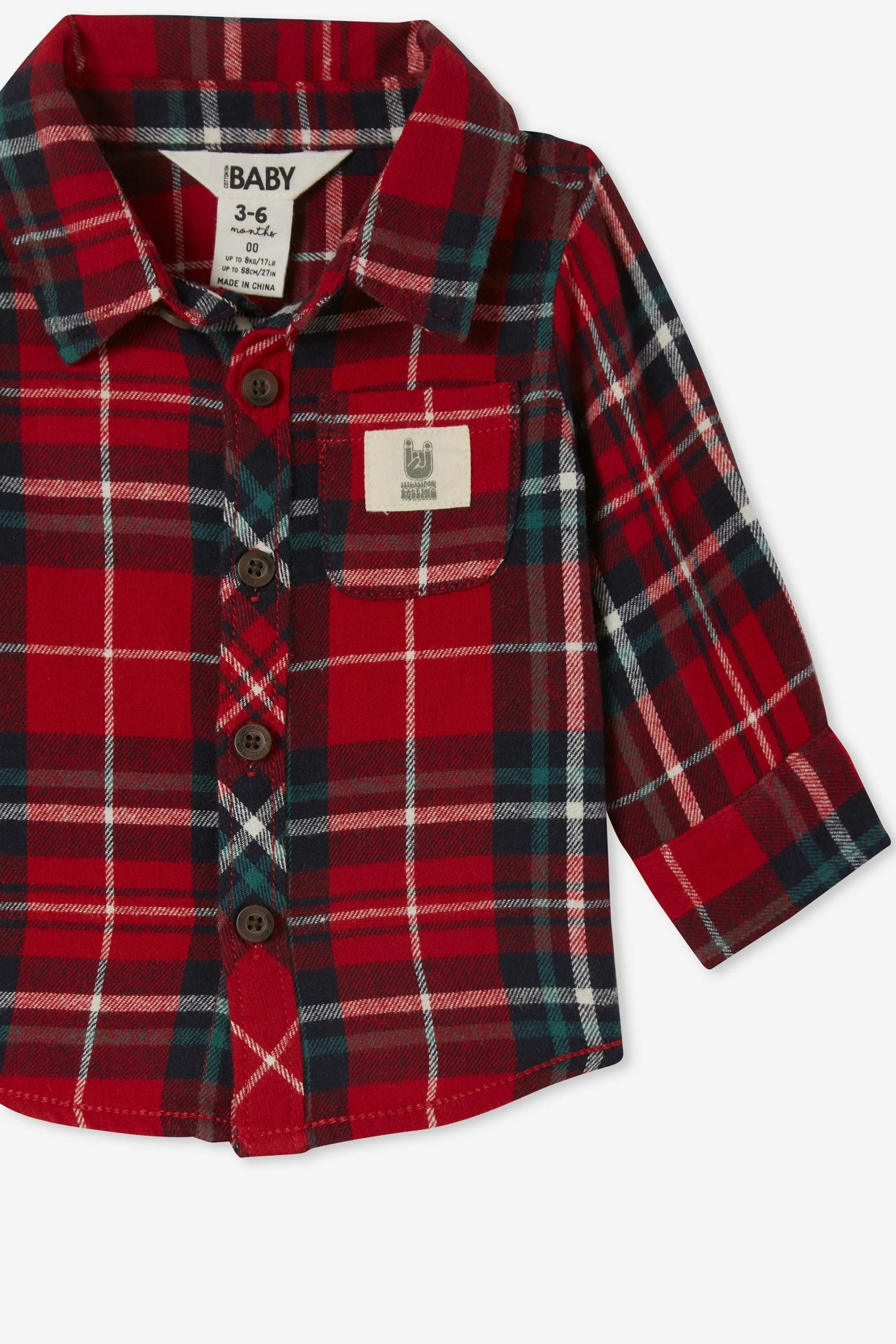 Cotton On Kids Baby Rugged Shirt 4 Cotton On Kids Baby Rugged Shirt - Image 2